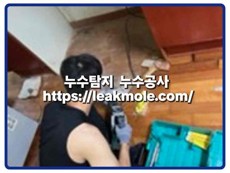 누수탐지 현장 작업 사진 10